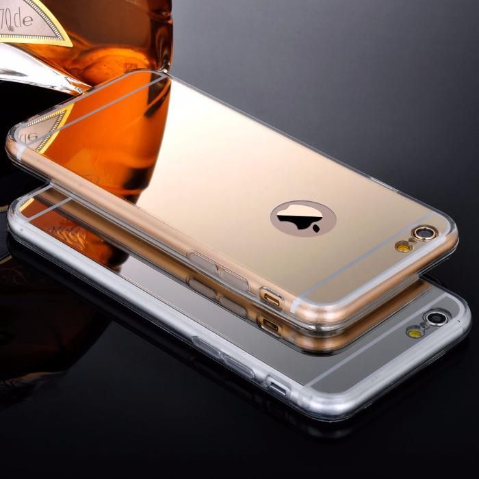 Husa Apple Iphone 6 / Apple Iphone 6S TIP OGLINDA MIRROR ROSE-GOLD