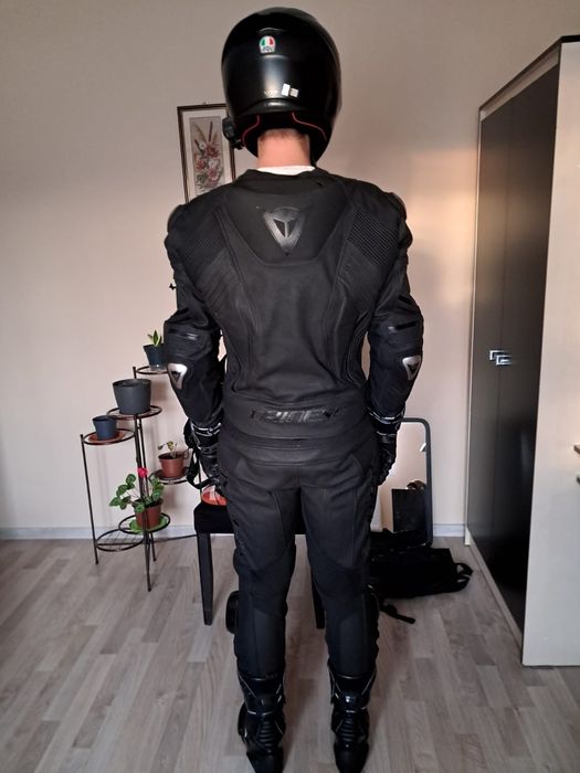 Combinezon Moto Dainese Full Black 2 piese
