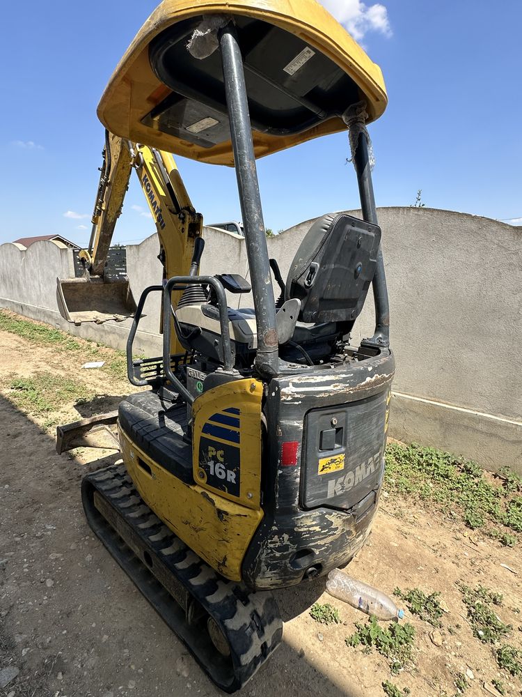 Vand miniexcavator 1.7T Komatsu PC 16R instalatie picon
