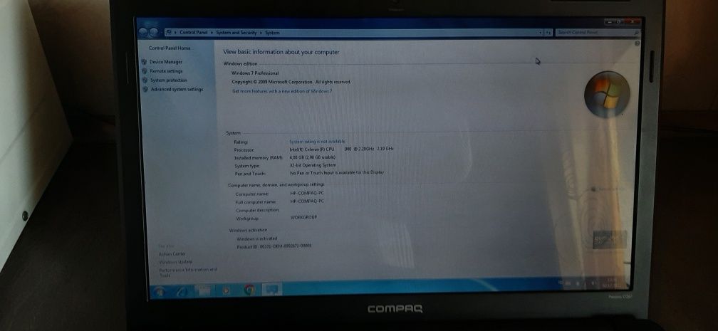 laptop Compaq Presario CQ61