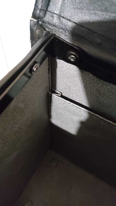 Голям кожен бизнес куфар подсилена конструкция