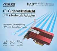 Placa de retea ASUS XG-C100F, Gigabit, 10Gbps, port SFP+,sigilat
