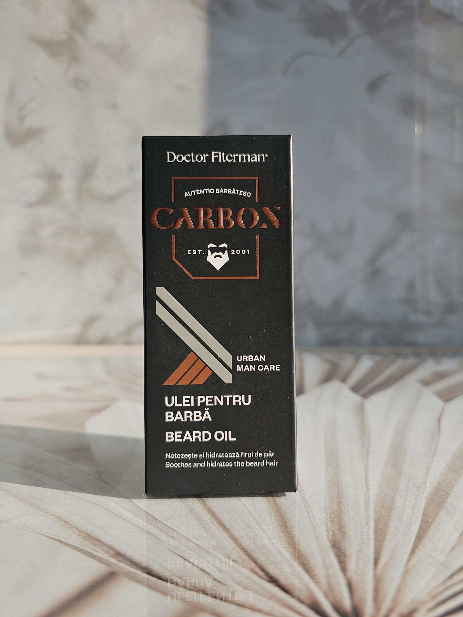 Ulei pentru barba barbati Carbon Doctor Fiterman - Nou sigilat