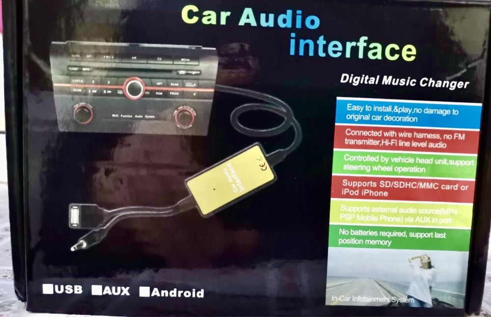 USB/ AUX Адаптер 8 пина
