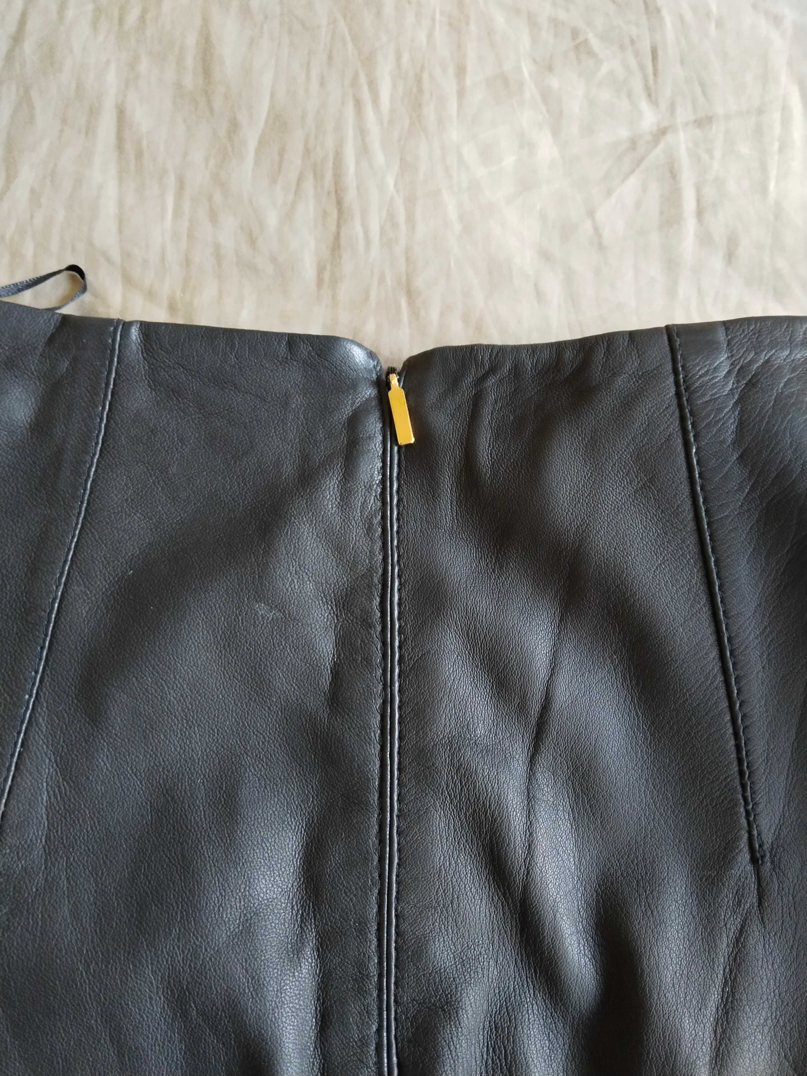 Кожаная юбка карандаш Манго Mango - XS - EUR 34