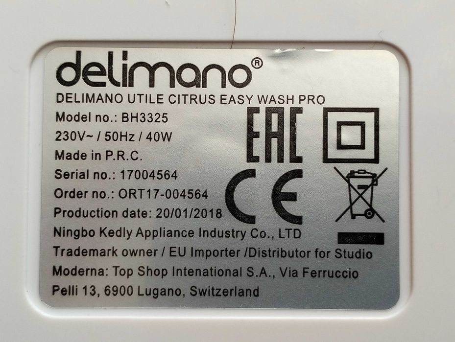 Storcator citrice Delimano , NOU