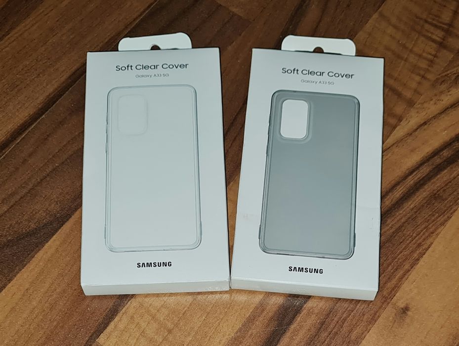 Husa silicon originala Samsung Soft Clear Cover Galaxy A33 5G A336