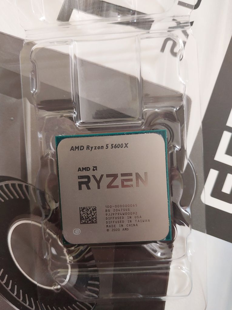 Процесор Ryzen 5 5600X , 6-ядрен, 12-треда , АМ4 , zen3