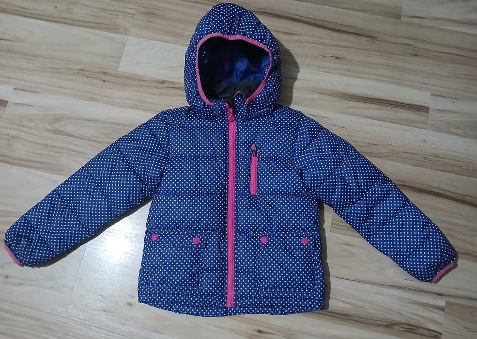Geaca de iarna H&M pt fetita,mar 122(6-7 ani)