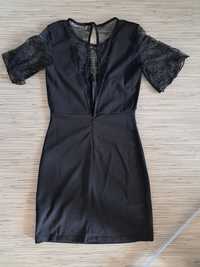 Terranova черна рокля с дантела s размер