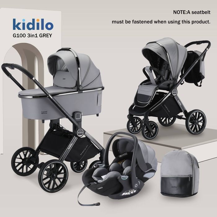 Коляска Трансформер 3в1.Люьлка + автокресло + прогулочный блок