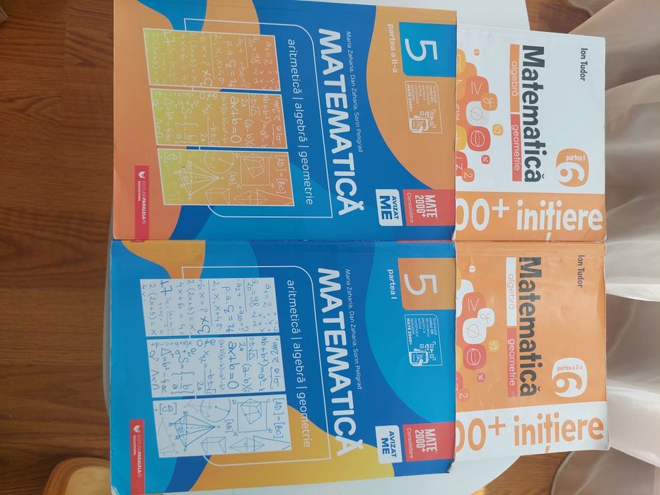 Lot culegeri mate,romana și altele