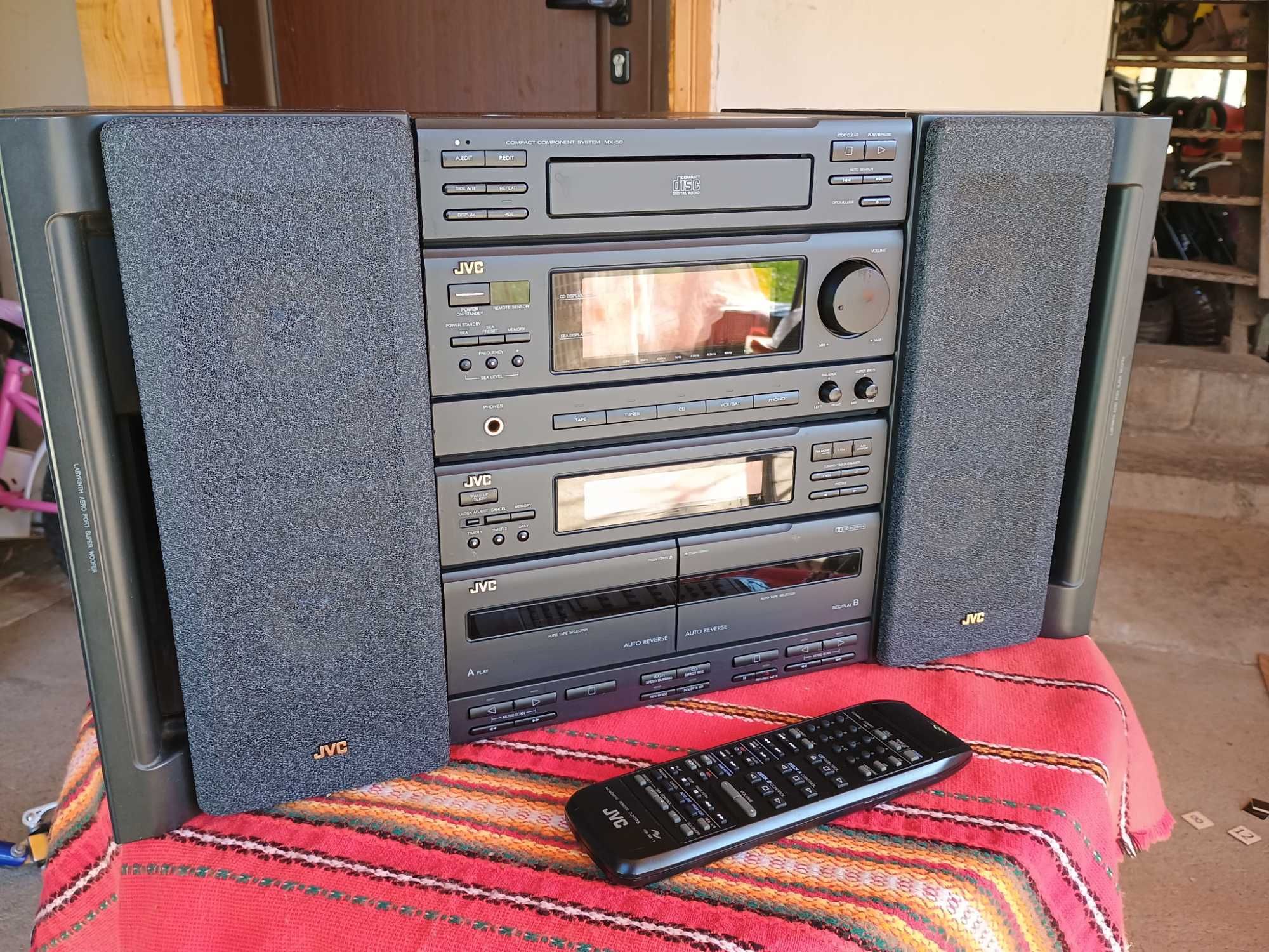 Многокомпонентна hi-fi JVC ca-mx50bk