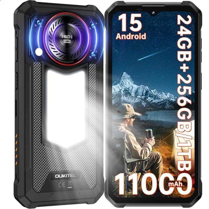 Oukitel WP53 Pro 24GB RAM 256GB ROM, 11000 mAh батерия  с IP68 защита
