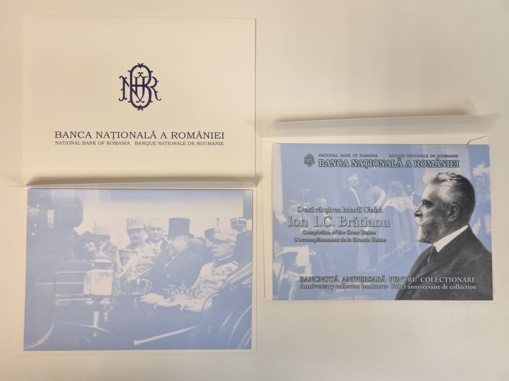 Bancnota 100 lei 2019 Ion Bratianu