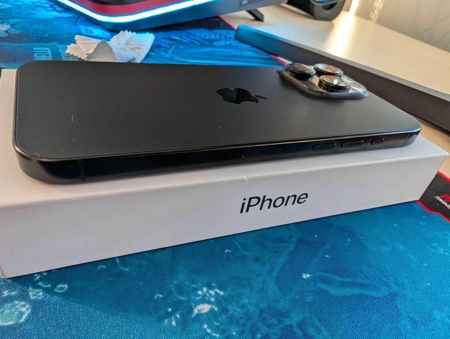 iPhone 16 Pro Max 512 GB, Черен, Без следи като нов