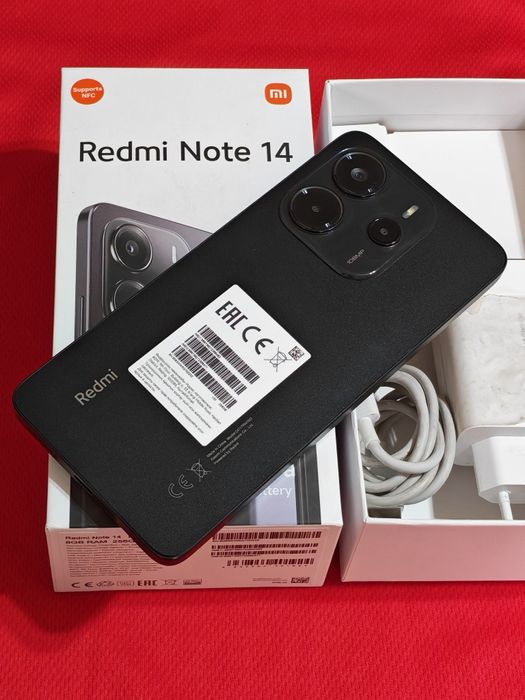 Redmi Note 14 256 gb Ram 8 полный комплект