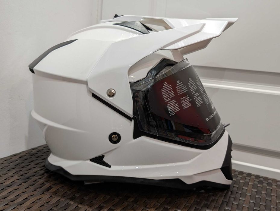 Casca moto ILM cross, Dual Sport, marime M - ochelari de soare