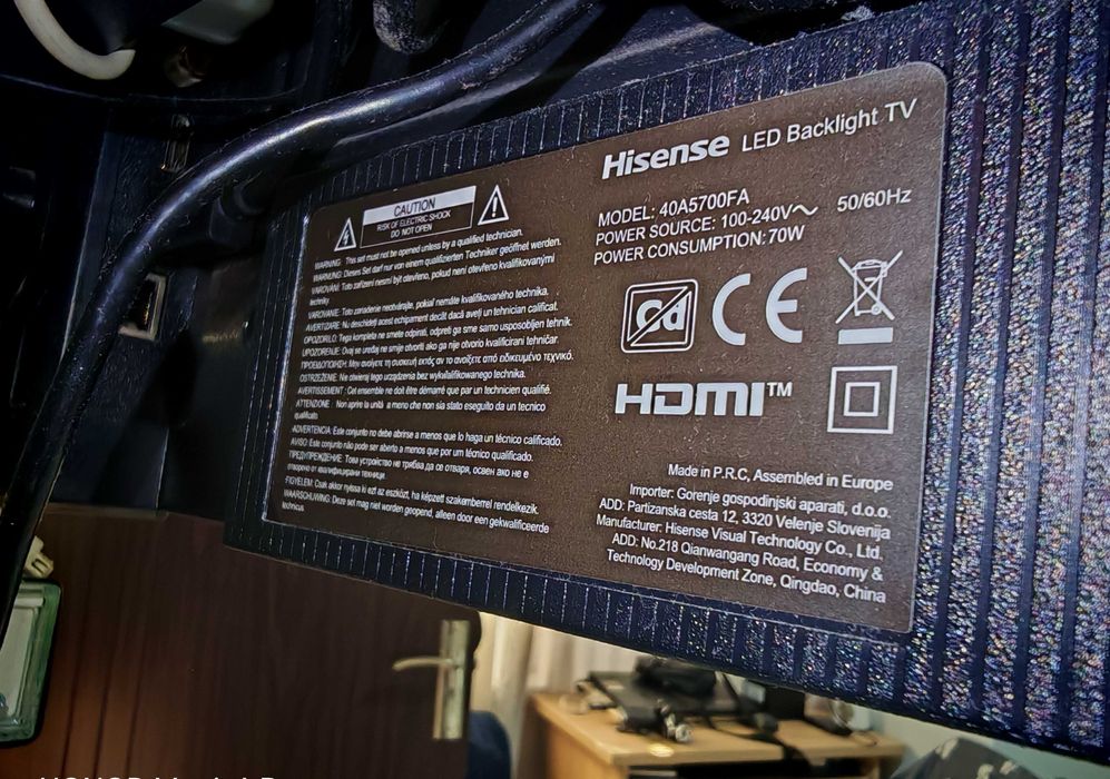 Smart TV Hisense - ANDROID, Diagonala 101 cm, FHD