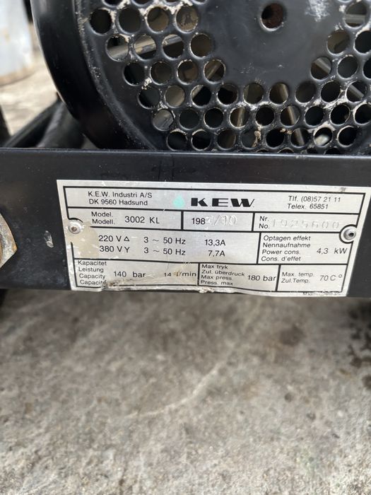 Vand Aparat Popma  de spalat cu presiune trifazica