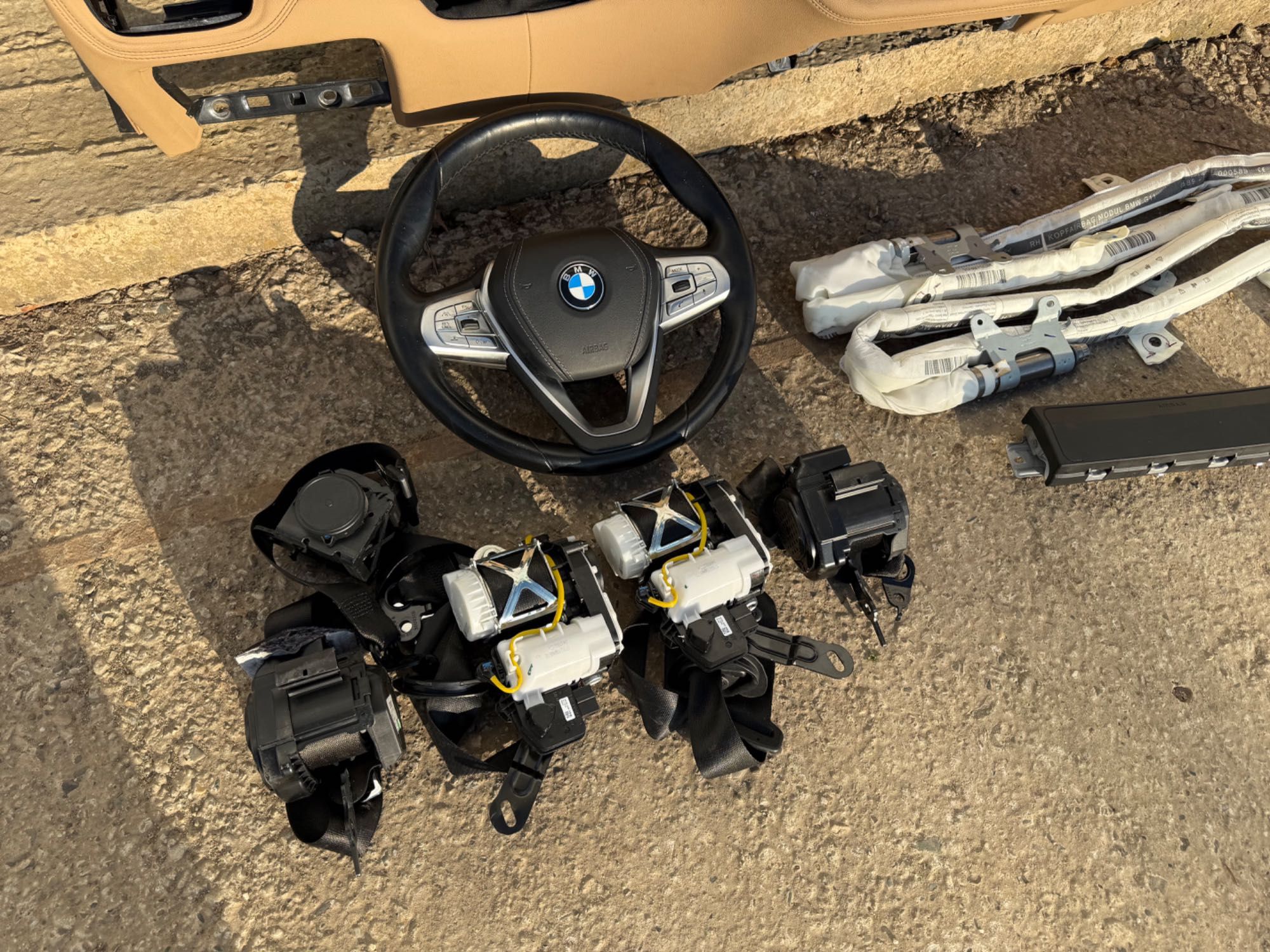 Kit Airbag BMW 7 Series G11 G12 plansa bord centuri airbag volan