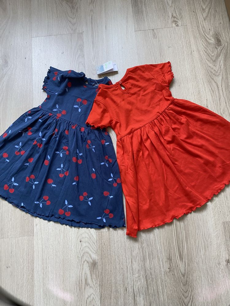Комплект от две роклички в свежи цветове Primark
