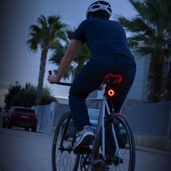 Stop LED spate pentru bicicleta, reincarcabil, 5 moduri de iluminat