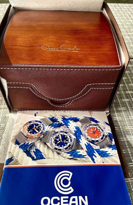 Ocean Crawler Core Diver 600m Blue/Orange