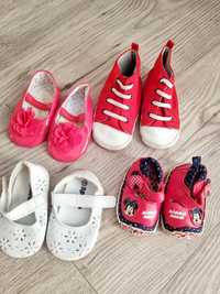 Lot Pantofi nou nascuti fetita toate  4 perechi