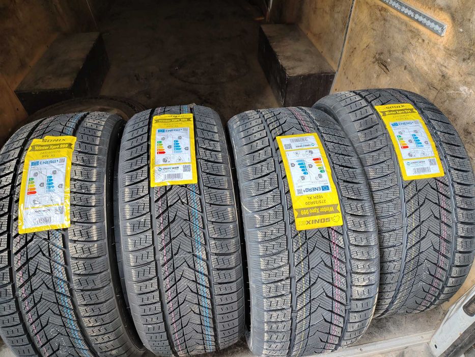 4бр.НОВИ зимни гуми SONIX 275 35 20+245 40 20 DOT24 цена за брой