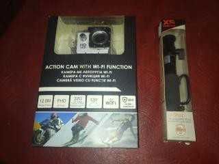 Action camera stil go pro + selfie stick .