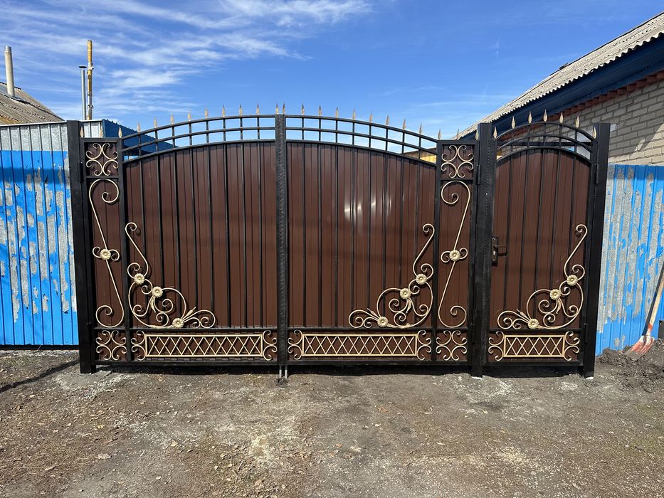 Ворота кованные