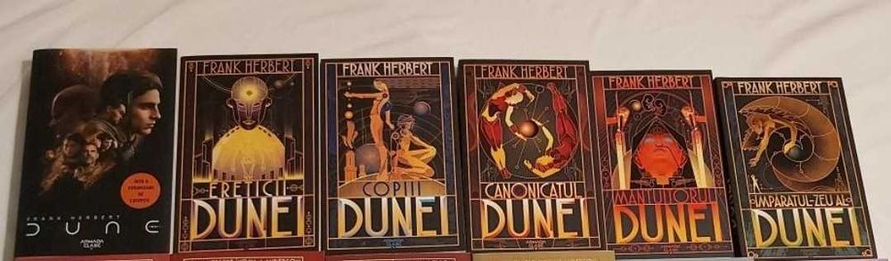 Dune Seria originala 6volume +2 volume + cadou poster