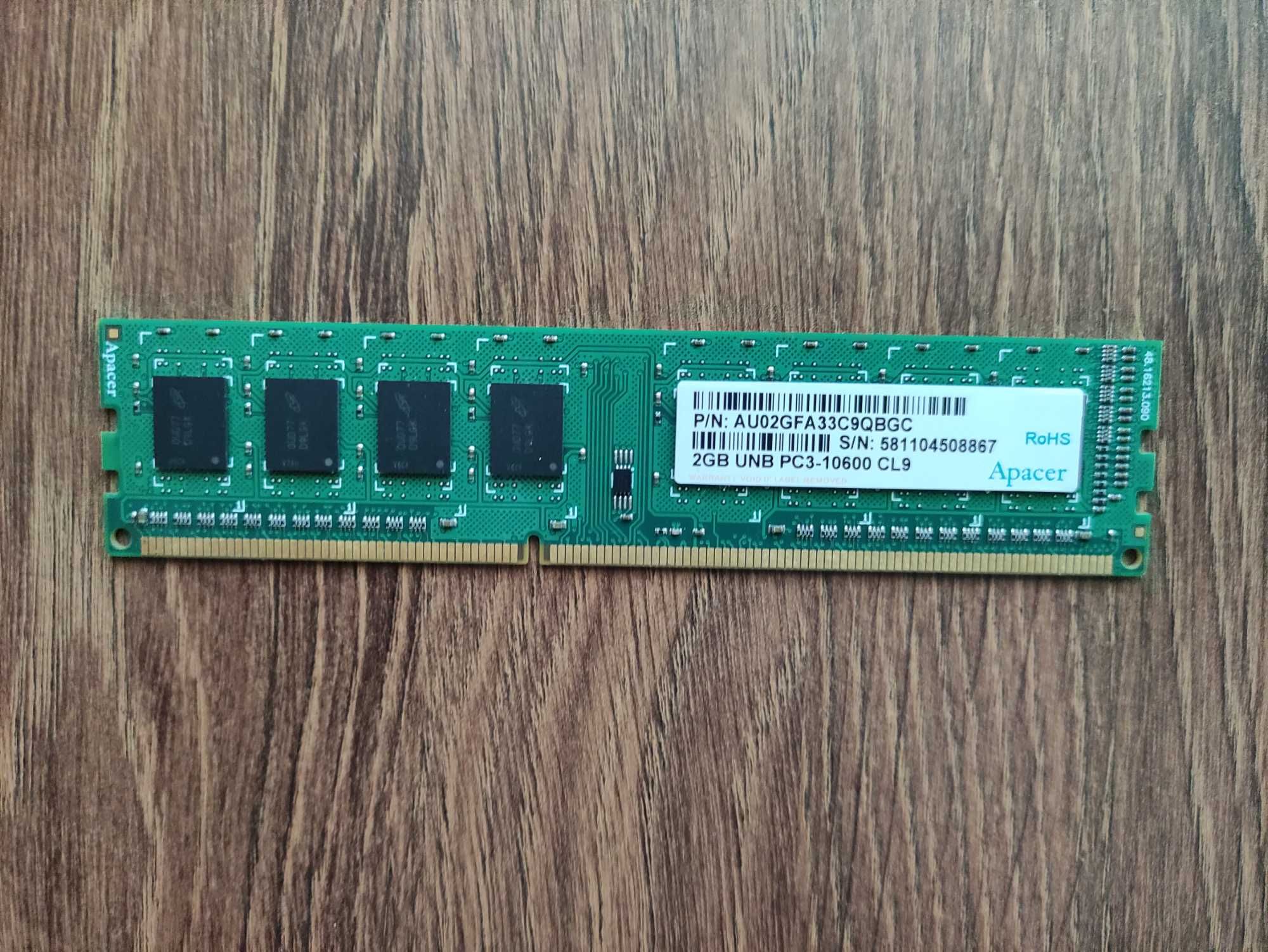 Memorie RAM Apacer DDR3 2GB 1333MHz CL9