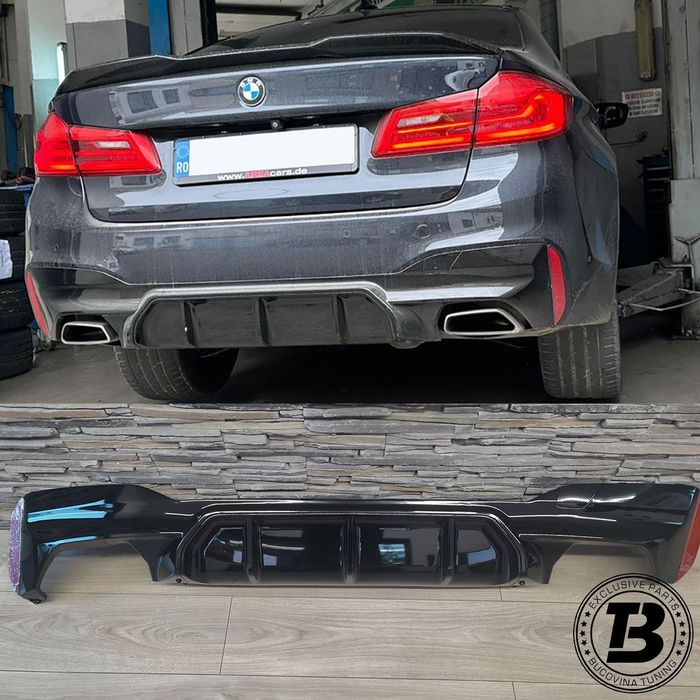 Difuzor Bara Spate compatibil cu BMW Seria 5 G30 G31 M5 Design