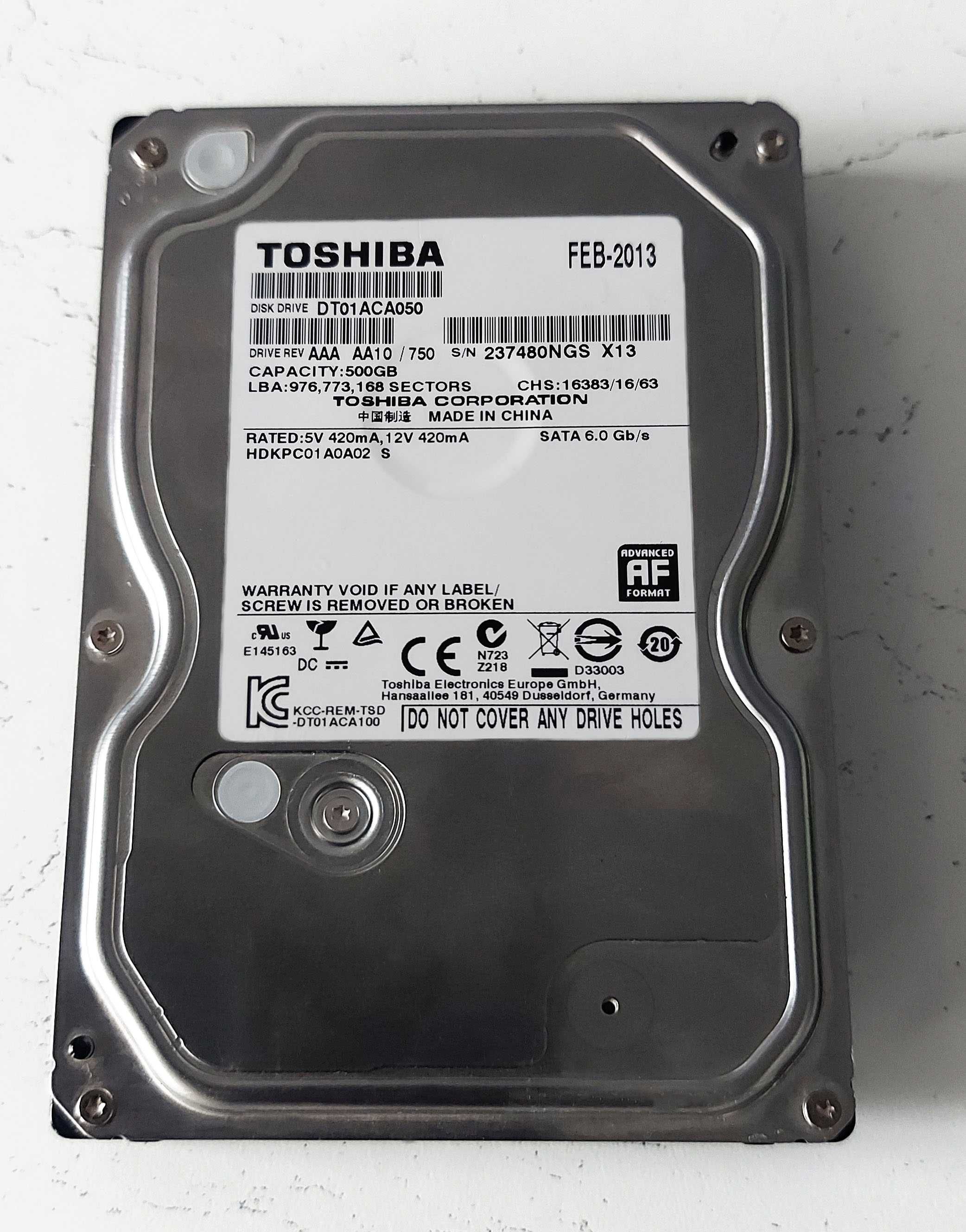 Жесткий диск 500Gb (проверен программой)