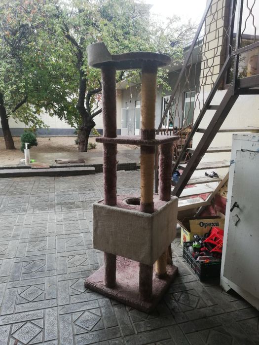Дом для кошек 4 этажа
