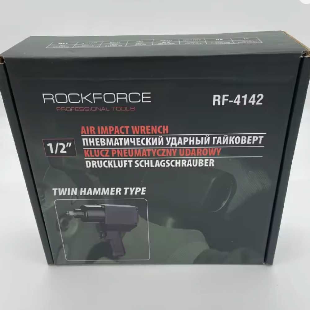 Пневматичен ударен гайковерт с къс шпиндел 12'' 960Nm RockForce