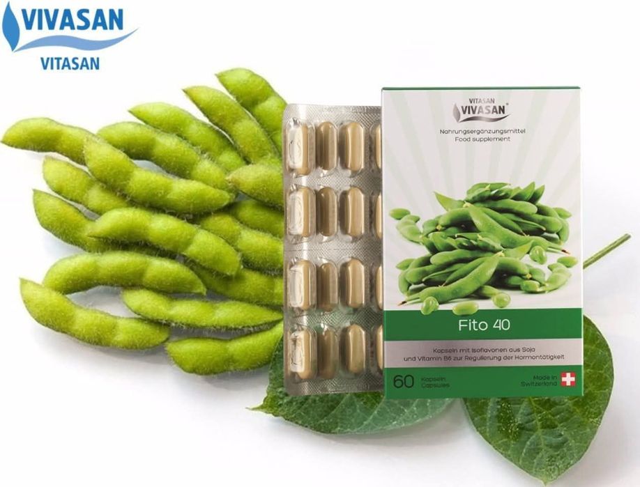 Фито 40   эффективная БАД в период менопаузы  ,, VIVASAN ,,