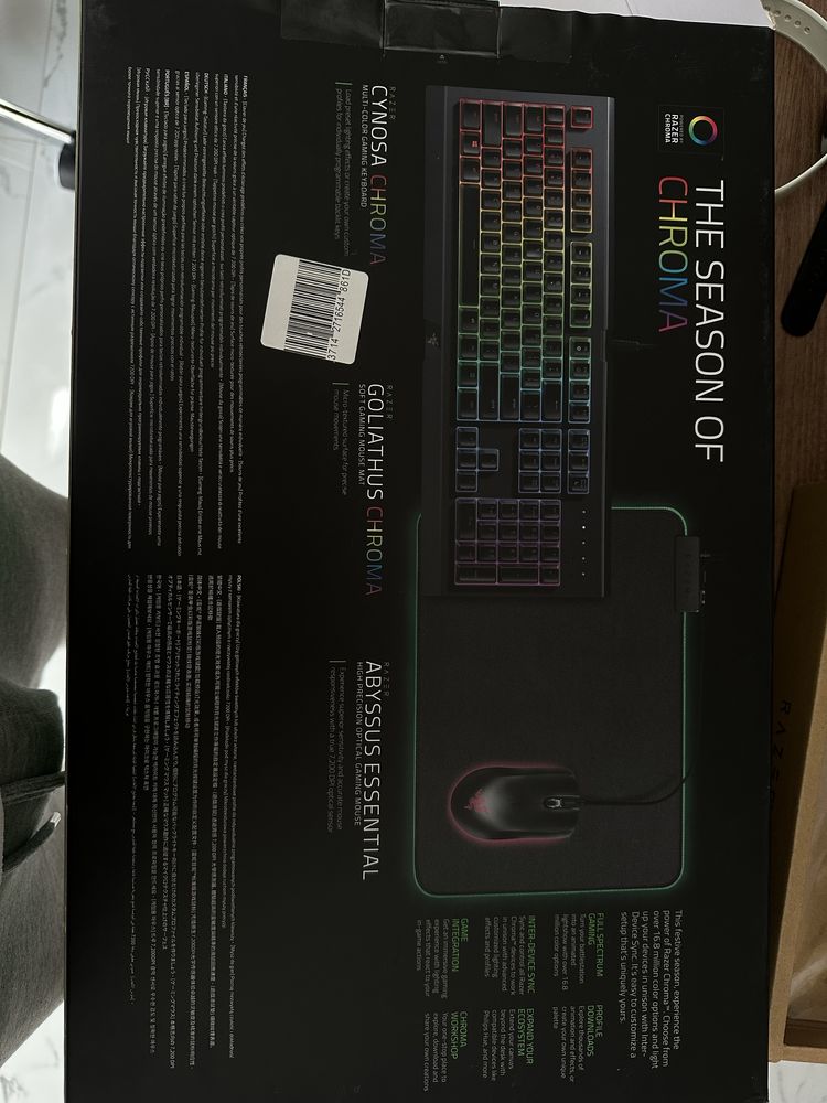 Топ цена! Razer bundle мишка, клавиатура, пад без забележки