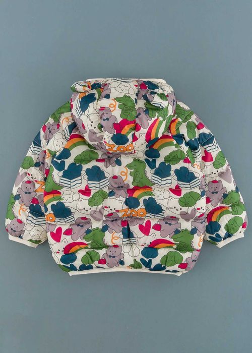 Детско яке с животни, Микс Цвят