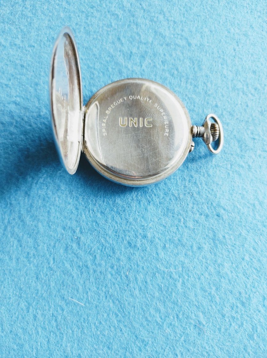 Френски джобен часовник UNIC каса сребро Ag0.900