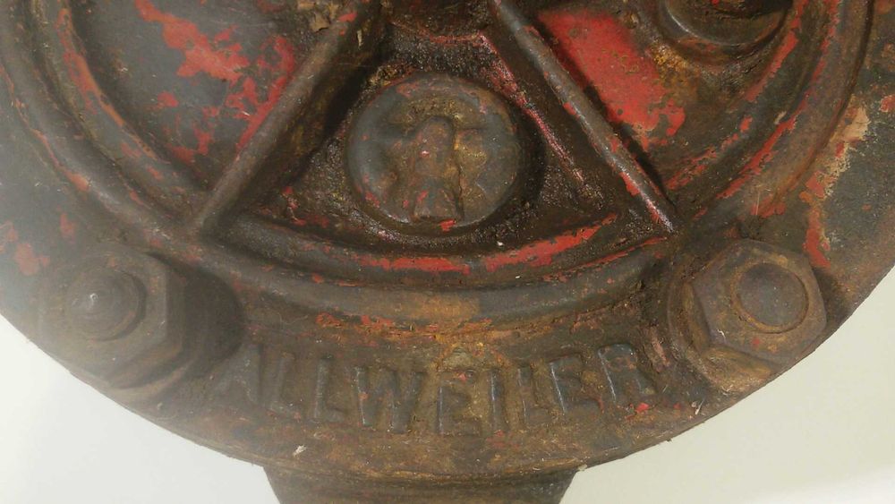 Ретро ръчна помпа Allweiler №3 Made in Germany