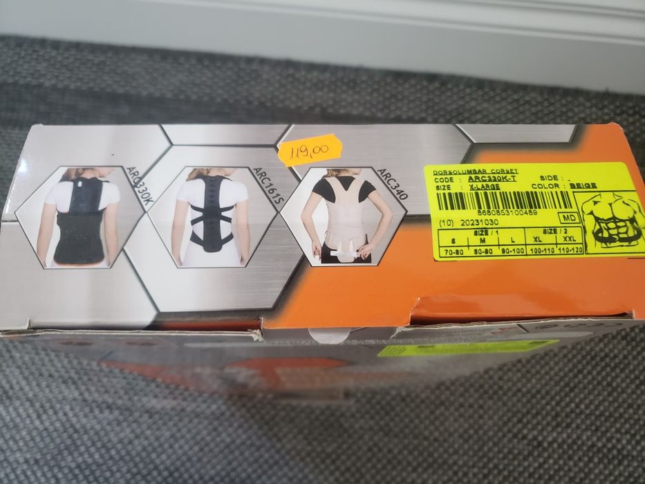 Orteza toraco lombara