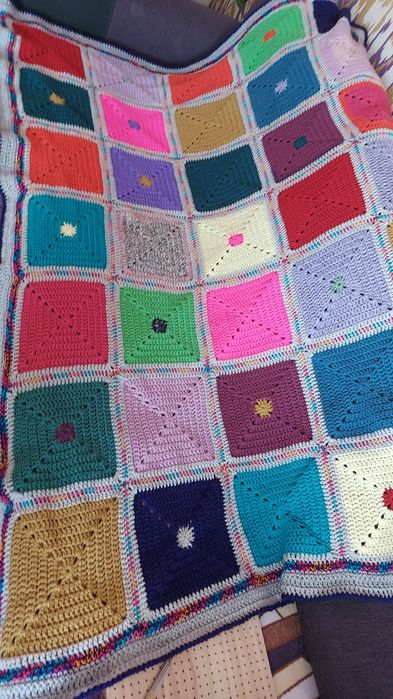 Продам вязаный плед