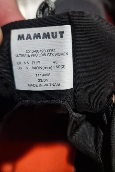 Semighete Mammut ultimate pro low gtx w 40