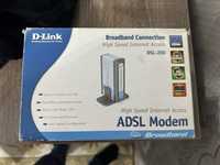 ADSL MODEM D-Link DSL 200 высокоскоростное подключение для  компьютера