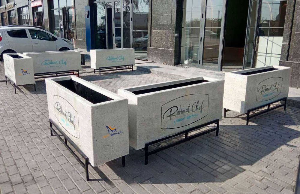 Gul tuvak / Gultuvak kashpo skameyka va urnalar | Istalgan dizynda!