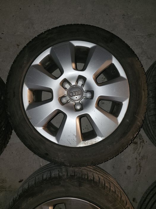 Джанти 5x112 с гуми Audi Volkswagen seat ауди 16 цола