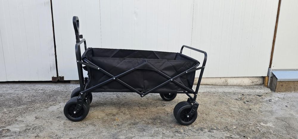 Сгъваема количка за багаж - идеална за пясък и неравни терени